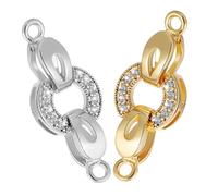 VILLFUL 2 Pezzi Metal Clasps For Jewelry Making Easy-to-use Bracelet And Necklace Connectors Beginner Friendly For DIY Bead Crafts And Handmade Accessories