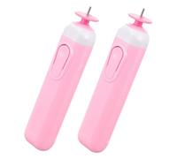 VILLFUL 2 Pezzi Penna Elettrica per Quilling con Scanalatura Strumento Ergonomico per Arrotolare Carta e Preciso per Artigianato Te Creativo