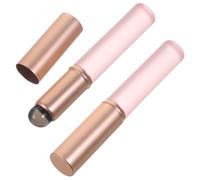 VILLFUL 2 pezzi Pennelli per Rossetto Applicatori Labbra Portatili per Trucco Spazzole Lip Gloss Morbide e Resistenti per Sfumare e Applicare Rossetto e Balsamo in Viaggio