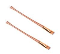 VILLFUL 2 pezzi Pennelli Trucco Occhi Eyeliner e Sopracciglia Angolati Sottili Setole Morbide e Resistenti Manico Confortevole per Make Up Preciso Bambine e Professionisti