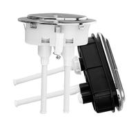 VILLFUL 2 Pezzi Pulsante Scarico Wc Doppio Funzione Kit Sostituzione Maniglia Cassetta Facile Installazione per Famiglia e Hotel Colore Casuale