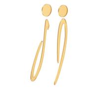 VILLFUL 2 Pezzi Segni Toilette Unisex Acrilico Decorazione Bagno con Maschile e Facile Installazione per Uffici e Ristoranti Colore Oro