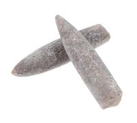 VILLFUL 2 Pezzi Specimen Fossili Belemnite Naturali per Decorazione Casa e Studio Geologia Minerale Autentico per e Insegnamento Paleontologia