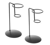 VILLFUL 2 pezzi Supporto in Ferro per Cono Gelato Porta Gelato Mini per Snack e Aperitivi Espositore Robusto e Facile da Pulire per Coni Patatine e Finger Food