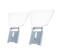 VILLFUL 2 Pezzi Visiera Protettiva Trasparente per Smerigliatrice da Banco Schermo Anti-spruzzo in Plastica Accessori Sicurezza Compatibili con Marche Montaggio Facile e Alta Durabilità
