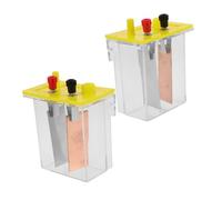 VILLFUL 2 Set Kit Esperimenti Elettrici con Batteria Frutta Scatole per Batterie Saline Attrezzatura Didattica per Esperimenti e Insegnamento Aula