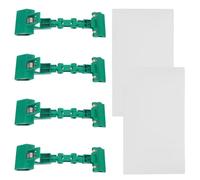 VILLFUL 2 Set Set Protezioni Antispruzzo per Tornio Ceramica 6 Pezzi con Morsetti Meccanici, Copertura Protettiva Compatibile per Utensili Formatura Argilla, Accessorio Salvaspazio per