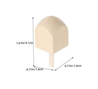 VILLFUL 20 Dreidel Legno Naturale per Hanukkah Trottola e Non Verniciata per Feste Decorazioni e Progetti Diy Creativi