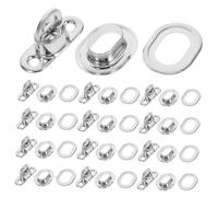 VILLFUL 20 Pezzi Chiusure Moschettone in Resistente Lock Twist per Borse Adatto per Bagagli Valigie e Coperture per Barche per Esterno e