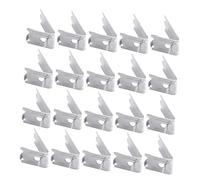 VILLFUL 20 Pezzi Clip Supporto Mensole in Inossidabile per Frigorifero e Congelatore Ganci Resistenti con Elevata Capacità Carico Compatibili con Freezer Commerciali Cantinette e Finitura