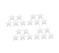 VILLFUL 20 Pezzi Stelle Schiuma Fai da Te Bianche per Decorazioni Natalizie in Schiuma Vuota per Lavoretti per Ragazzo Ragazza e FESTIVITÀ Modelli per Artigianato e Decorazioni per Feste