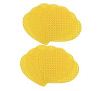 VILLFUL 200 pezzi Dischetti Cotone Forma di Cuore per Rimozione Vernice Gel Salviette Morbide Monouso senza Pelucchi per Unghie e Extension Ciglia Pulizia Delicata Residui