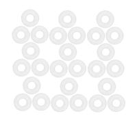 VILLFUL 200 Pezzi Distanziatori Silicone Perline Spaziali per Creazione per Braccialetti e Collane Fai da Te Materiale Flessibile e Resistente per Creativo