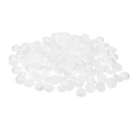 VILLFUL 200 Pezzi Palline di Polistirolo Semisfera 3 Cm Bianche per Decorazioni Floreali Fai da Te, Accessori Artigianali, Materiali per Progetti Natalizi e Creativi