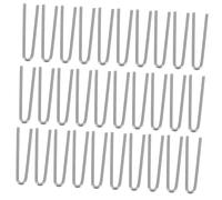 VILLFUL 200 Pezzi U-Shaped Hanging Hooks for Pottery Kiln High-Temperature Resistant Wire for Ceramic Craft Jewelry Making DIY Ornaments