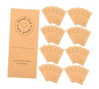 VILLFUL 200pezzi Adesivi Ringraziamento Etichette Adesive in Carta Kraft per Scatole Regalo Confezioni per Feste e Piccole Imprese Adesivi Decorativi per Pacchi