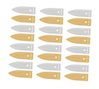 VILLFUL 24 Pezzi Strisce Di Rame e Zinco Per Esperimenti Batterie Frutta, Fogli Anodo Rame e Zinco Foro Per Cablaggio, Materiali Didattici Energia Indipendente Per Laboratori e Scuole