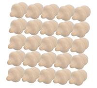 VILLFUL 25 Pezzi Acorn Unfinished per Pittura e come per La Casa e Giocattoli per Criceti Design e Naturale Versatili per Ogni Occasione