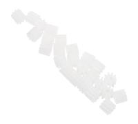 VILLFUL 25 Pezzi Ingranaggio Del Modello Attrezzatura Giocattolo Per Ingranaggi Per Principianti Attrezzi Per La Realizzazione Di Giocattoli Ingranaggio Giocattolo a Carica White