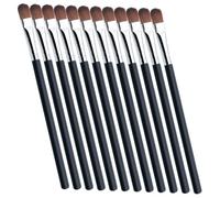 VILLFUL 25pezzi Pennelli per Trucco Occhi Eyeliner e Sopracciglia da Trucco Pennello Sottile Angolato e Piatto per Ombretto Portatile e Facile da Pulire