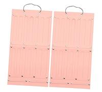 VILLFUL 2pezzi Organizer Parete Per Accessori Da Feltro Per Fasce e Fermagli Da Bambina Design Pratico e Salvaspazio Per Decorare La Stanza e Mantenere Ordine Gli Accessori Per