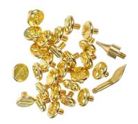 VILLFUL 2sets Ferro da Pirografia in Ottone per Lettere Punte per Pirografia per Legno Pelle Carta Strumento Fai da Te per Incidere Lettere