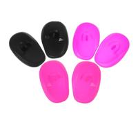 VILLFUL 3 Paia Paraorecchie in Silicone Leggeri per Protezione Orecchie Dalla Tintura Chioma, Utilizzo Domestico e Saloni Professionali, Colore Assortito