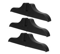 VILLFUL 3 Pezzi Pannello Divisorio Tavolo Base per Schermo Design Stabile per Ufficio e Casa Protezione per Facile