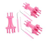 VILLFUL 3 Set di Progetti Fai da Te all'Uncinetto Strumento per Lavorare A Maglia Una Sciarpa Strumento per Lavorare A Maglia Fai da Te Kit per Uncinetto Creatore di Cordini