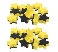 VILLFUL 30 Pezzi Mini Gomma Magnetica Gomme Da Cancellare Per Lavagne Bianche Gomme Da Cancellare Per La Lavagna Scolastica Cancellabili a Secco in Classe Yellow