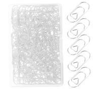 VILLFUL 300 Pezzi Mini Graffette in Metallo Creative per Ufficio e Scuola Clip Segnalibro Eleganti e Resistenti per Organizzazione Documenti Argento