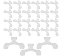 VILLFUL 35 Pezzi Clip Fermapagine Trasparente per Lettura e Organizzazione Libri Segnalibri Riutilizzabili Resistenti con Struttura Bao Gai Tou per Ufficio Scuola e Casa