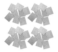 VILLFUL 36 Pezzi Tegole Ondulate Miniature per Modellismo Accessori Resistenti in Acciaio Inossidabile per Costruzione Casa Bambole e Diorami Kit Facile da Assemblare per Scene