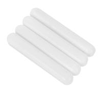 VILLFUL 4 Pezzi Agitatore Magnetico Da Laboratorio Piccolo in Ptfe Barra Di Agitazione C-shaped 8x50mm, Miscelatore Magnetico Per Piastra Riscaldante e Miscelazione Liquidi Sicura Senza Contatto