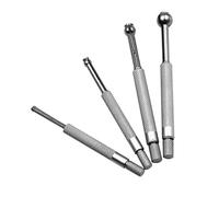 VILLFUL 4 Pezzi Foro Telescopico Sferico Piccolo Misuratore con Facce Dure e Finitura Satinata Strumento Precisione per Misura Profonda e Superficiale