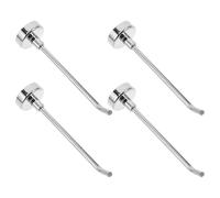 VILLFUL 4 Pezzi Ganci Per Tazze Gancio Per Montaggio a Parete Portasciugamani Ganci Sospesi Magnetici Silver