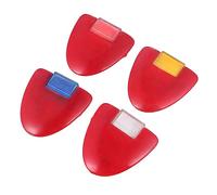 VILLFUL 4 Pezzi Gessetti da Cucito Forma Cuore Accessori per Marcatura Tessuti Polvere da Ergonomica Colori Blu e Giallo Segnare Tessuti Senza Macchie per e Cucito Domestico