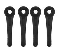 VILLFUL 4 Pezzi Leva Regolabile per Tagliacapelli 8148/8591 in Plastica Nera, Accessori di Ricambio per Tosatrice da Uomo e Barbiere, Leva Conica Compatibile per Uso Domestico