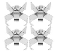 VILLFUL 4 Pezzi Morsetti in Metallo per Cornice Quadro Olio Clip Separatrici per Tela Bagnata Accessori Art Supply Resistenti per Pittura ad Olio Acquerello e Tecnica Mista per Artisti e