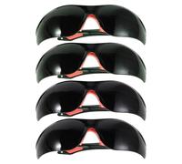 VILLFUL 4 Pezzi Occhiali da Saldatura Protettivi Anti-splash Leggeri e Resistenti Agli Urti con Protezione Antiriflesso per Lavori di Costruzione e Industria