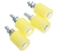 VILLFUL 4 Pezzi Ruota per Cancello Scorrevole in Nylon 30X40 MM Puleggia Antiruggine per Porta Elettrica Rullo Guida Silenzioso per Cancello a Rotaia Facile Installazione per Porte