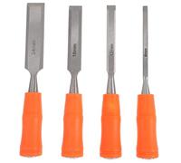 VILLFUL 4 Pezzi Scalpelli per Intaglio Utensili Professionali per Falegnameria con Ergonomico Dimensioni Alta per Progetti DIY