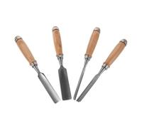 VILLFUL 4 Pezzi Scalpello A Sgorbia Scalpello Piatto Per Intaglio Scalpelli Kit Per La Lavorazione Del Legno Strumento Per