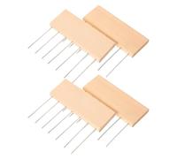 VILLFUL 4 Pezzi Set di Strumenti per La Pittura Ad Acqua Vernice Testurizzante per Pettini Strumento di Texture di Pittura Khaki