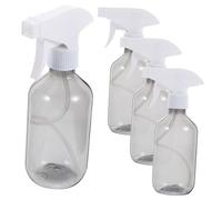 VILLFUL 4 pezzi Spruzzino Spray Bottiglie in Plastica Trasparente per Irrigazione Vasi Nebulizzatore Multifunzione per Giardinaggio e Cura Resistente e Riutilizzabile