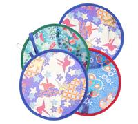 VILLFUL 4 Pezzi Ventagli Pieghevoli in Acciaio Memory Ventaglio da Mano Leggero e Resistente Accessorio Danza Portatile per Spettacoli