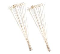 VILLFUL 40 Pezzi Clip Portamemo Floreali in Metallo Dorato Porta Foto e Biglietti per Bouquet Segnaposto Eleganti per Matrimoni Feste e Decorazioni Celebrative