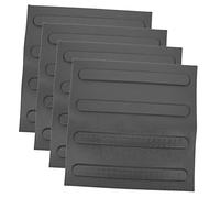 VILLFUL 4fogli Piastrelle Pavimentazione Esterna in Pvc Antiscivolo Per Marciapiedi Mattonelle Blindate Multifunzionali Impermeabili Adatte Per Segnaletica Stradale e Percorsi Pedonali