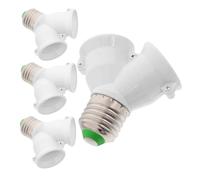 VILLFUL 4pezzi Convertitore Base Doppia Testa Adattatore Per Portalampada Vite Sostituzione Per Parte Illuminazione Domestica