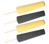 VILLFUL 4pezzi Spugne per Ceramica per Argilla Bastoncino Strumenti per Rifinire la Ceramica per Produzione di Argilla Utensili per Spugne per Riparazione di Bave Accessori per Modellare